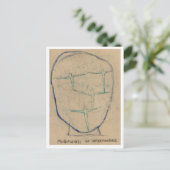 Mindfulness van onbestendigheid. briefkaart (Staand voorkant)