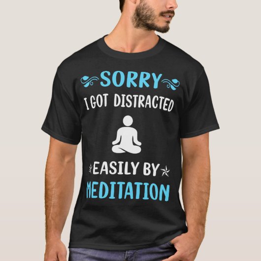 Mindfulness voor afleiding t-shirt (Voorkant)
