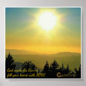 Mindfulness Word Art - Sun Poster (Voorkant)