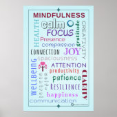 Mindfulness Word Jumble Poster (Voorkant)