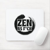 Mindfulness Zen Als Fck Innerlijke Vrede Meditatie Muismat (Met muis)