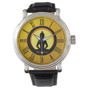 Mindheid & Boeddha Golden Meditation / Boeddhisme Horloge