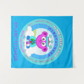 Mindheid met Lillaquin op Planet Peek-A-Boo Ta Wandkleed (Voorkant (horizontaal))