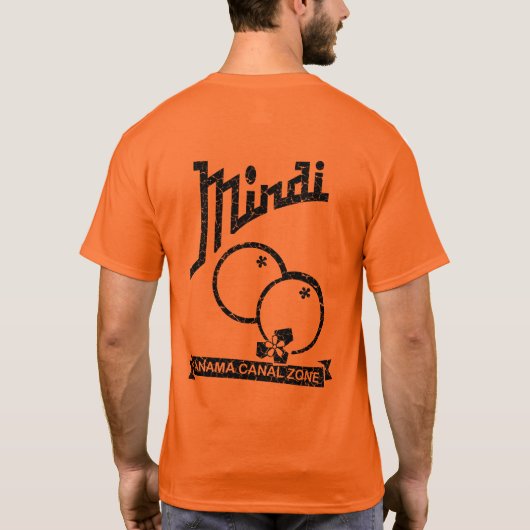 Mindi PCZ-Sinaasappels (textuur) T-shirt (Achterkant)