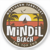 Mindil Beach, Noordelijk Territorium Australië Sti Sticker (Voorkant)
