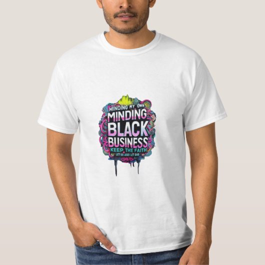 Minding black t-shirt (Voorkant)