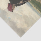 Minding the Flock beroemd gemaakt door Julien Dupr Tissuepapier (Detail)