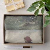 Minding the Flock beroemd gemaakt door Julien Dupr Tissuepapier (Geschenk)