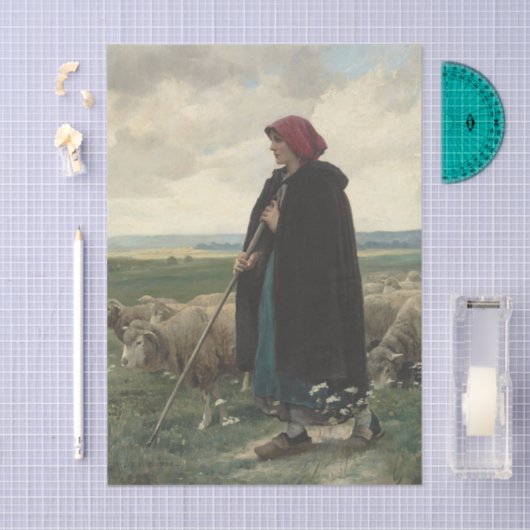 Minding the Flock beroemd gemaakt door Julien Dupr Tissuepapier (Craft)