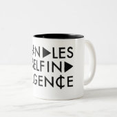 Mindless Self Indulgence Tweekleurige Koffiemok (Voorkant rechts)