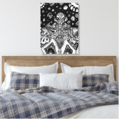 Mindmelt Phrame Canvas Afdruk (Insitu (Slaapkamer))