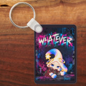 Mind's Companion "WHATEVER" Grunge Sleutelhanger (Voorkant)
