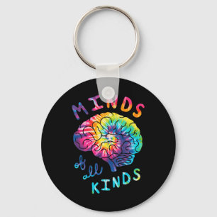 Minds Neurodiversity Tie Dye Autism A Sleutelhanger