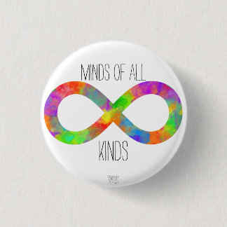 'Minds of all Kinds' Neurodiversity Autism/ADHD Ronde Button 3,2 Cm
