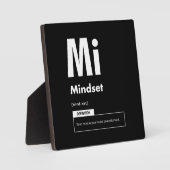 Mindset - element van succes - Motivatie Fotoplaat (Voorkant)