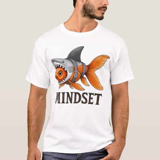 Mindset Goldfish Shark Tee T-shirt (Voorkant)