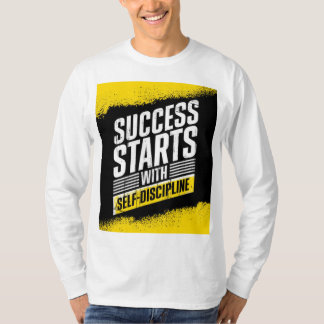 Mindset + hard werken = succes t-shirt