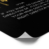 Mindset Inspiration Quote Poster (Hoek)