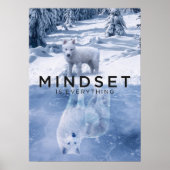 Mindset is alles, Arctic Wolf Succeshorde Poster (Voorkant)