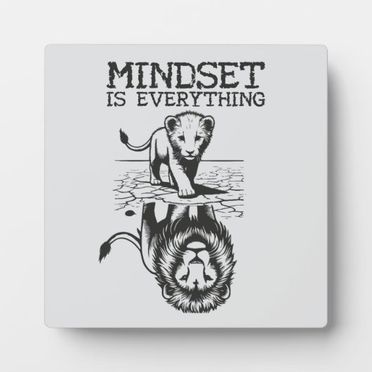 Mindset is alles, Cat Lion - Gym, Succes Fotoplaat (Voorkant)