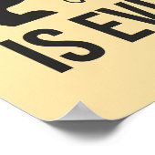 Mindset is alles - Cat Lion Motivatie Poster (Hoek)