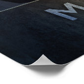 Mindset is alles - Cat Tiger Shadow Poster (Hoek)