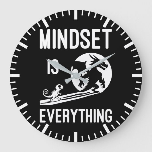 Mindset is alles, Dragon - Succes Hustle Grote Klok (Voorkant)