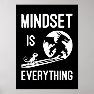 Mindset is alles, Dragon - Succes Hustle Poster
