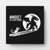 Mindset is alles, Dragon - Succesmotivatie Fotoplaat (Voorkant)