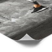 Mindset is alles - Fitness Girl aan het draaien Poster (Hoek)