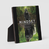 Mindset is alles - Gorilla Motivatie Fotoplaat (Voorkant)