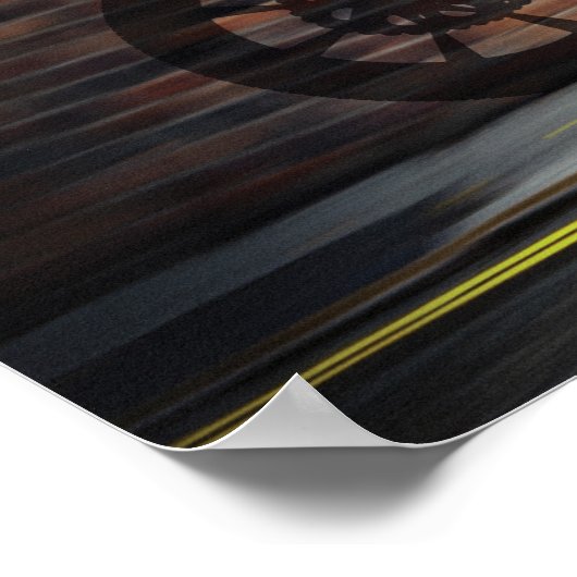 Mindset is alles - Kind motorfiets - geslaagd P Poster (Hoek)