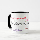 Mindset is alles mok (Voorkant links)