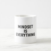 Mindset is alles - Motivatie minimalistisch De Koffiemok (Center)