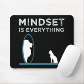 Mindset is alles Motivatie prijsopgave Muismat (Met muis)