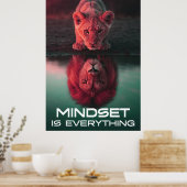 Mindset is alles - ontgrendel je volledige potenti poster (Keuken)