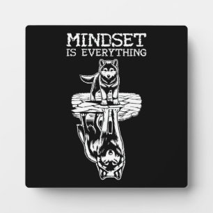 Mindset is alles, Wolf - Gym, drukte, succes Fotoplaat