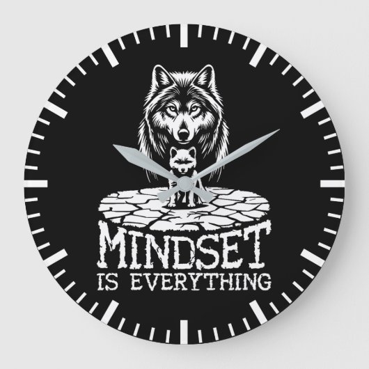 Mindset is alles, Wolf - Gym, drukte, succes Grote Klok (Voorkant)