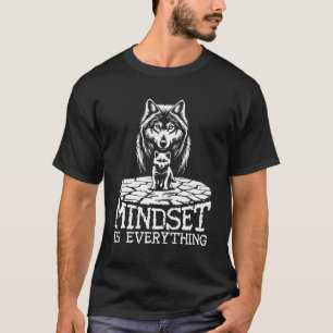 Mindset is alles, Wolf - Gym, drukte, succes T-shirt