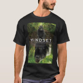 Mindset Is Everything - Gorilla Motivational T-shirt (Voorkant)