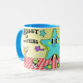 mindset is everything Retro Smile  Mok (Voorkant links)