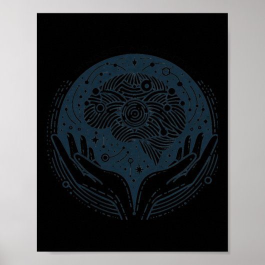 Mindset Momentum-Sticker Poster (Voorkant)