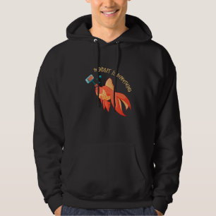 Mindset Motiverende Quote Schattige Ranchu Goudvis Hoodie