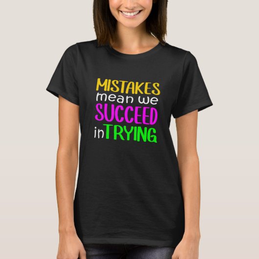 Mindset positief t-shirt (Voorkant)