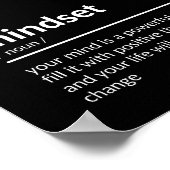 Mindset Quote Poster (Hoek)