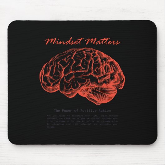 Mindset S Creative S Design Sticker Muismat (Voorkant)