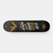 Mindset Skateboard Deck Design | Motiverende Muur (Horizontaal)