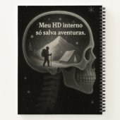 "Mindset van avontuur" Notitieboek (Achterkant)