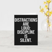 Mindset van sterkte stoïcijnse quote kaart (Gele Bloem)