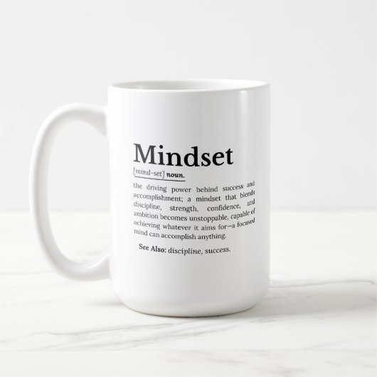 Mindsetdefinitie Koffiemok (Links)